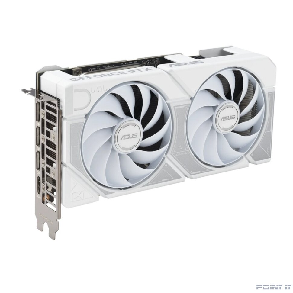 Видеокарта ASUS GeForce RTX5060TI 16Gb 128bit GDDR7 3*DP/HDMI (DUAL-RTX5060TI-O16G-WHITE) RTL