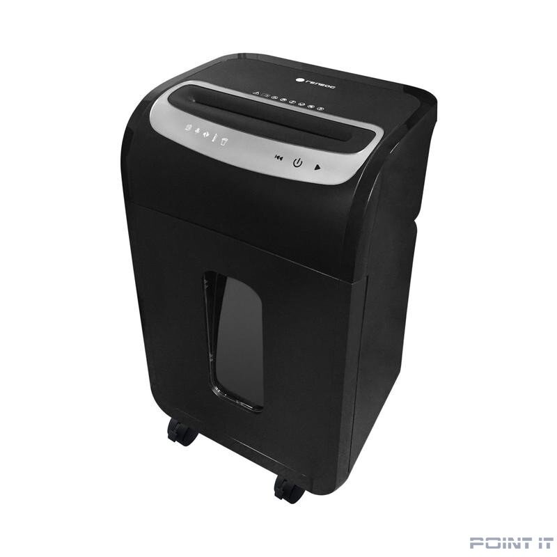 ГЕЛЕОС Уничтожитель документов УМ35-5, (DIN P-5), фрагмент 1,9х14мм, 24-27 лист (70г/м2), CD/пл.карты/скрепки/скобы, 35 литров