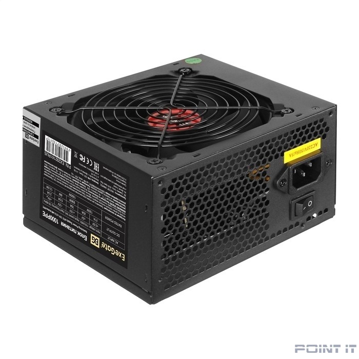 Блок питания ATX 1000W FAN 6SATA EX292161RUS EXEGATE
