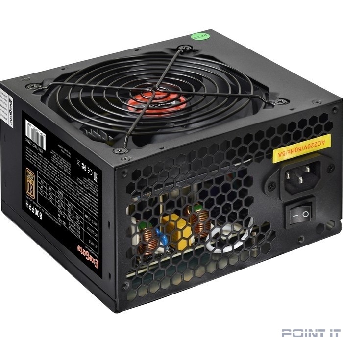 Exegate EX282156RUS-OEM Блок питания 800W ExeGate 80 PLUS® Bronze 800PPH-OEM (ATX, APFC, КПД 89% (80 PLUS Bronze), 12cm fan, 20+4pin, 2x(4+4)pin, 4xPCI-E, 8xSATA, 4xIDE, black, RTL)