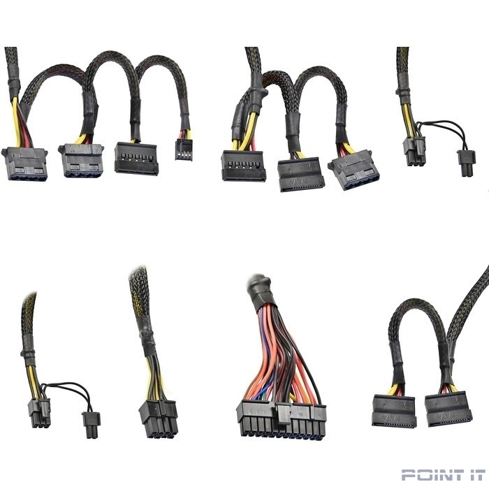 Exegate EX282156RUS-OEM Блок питания 800W ExeGate 80 PLUS® Bronze 800PPH-OEM (ATX, APFC, КПД 89% (80 PLUS Bronze), 12cm fan, 20+4pin, 2x(4+4)pin, 4xPCI-E, 8xSATA, 4xIDE, black, RTL)