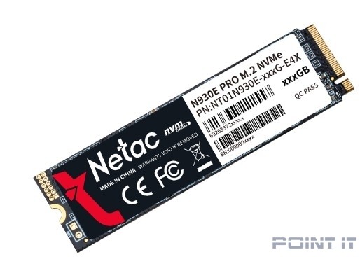 Накопитель SSD Netac PCI-E 3.0 256Gb NT01N930E-256G-E4X(N) N930E Pro M.2 2280