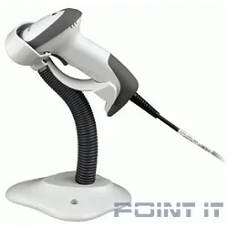 Mindeo MD2230AT+ белый {Сканер ШК (ручной, лазерный, 3mil, белый)  подставка, USB}