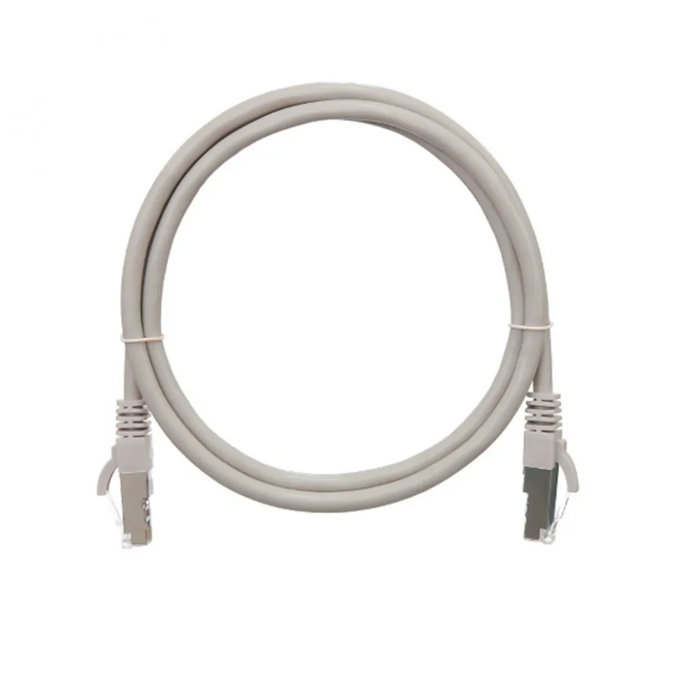 Патч-корд Netko СКС UTP4 cat.6a, 1.0м, BC, серый