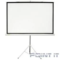Экран Cactus Triscreen CS-PST-180X180 180х180см 1:1 напольный белый