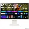 Монитор LCD LG 31.5" 32SR83U-W Smart Monitor {IPS 3840x2160 60Hz 400cd 16:9 5ms 178/178 2x5W USB-C 2xHDMI USB VESA HAS, webOS}