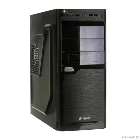 Exegate EX272729RUS Корпус MiditowerXP-330U Black, ATX, &lt;XP500, Black,120mm&gt;, 2*USB+2*USB3.0, Audio