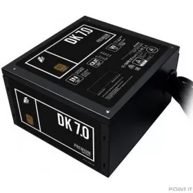 1STPLAYER Блок питания DK PREMIUM 700W / ATX 2.4, APFC, 80 PLUS BRONZE, 120mm fan / PS-700AX