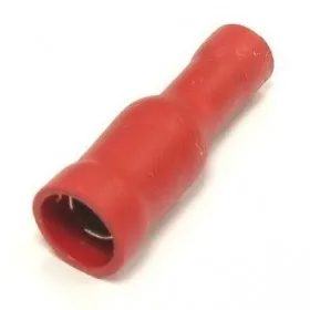 Разъем гнездовой FRD 1,25-156, d=4мм, 0,5-1,5мм2, полностью изолированный, красный, 100шт., Netko