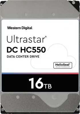 Жесткий диск SATA 16TB 7200RPM 6GB/S 512MB DC HC550 WUH721816ALE6L4_0F38462 WD