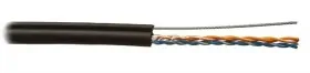 Кабель LC UTP2 cat.5е, одножильный / 305м / Cu / для наружных работ с проволочным тросом