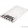 AgeStar USB 3.0 Внешний корпус 2.5&quot; SATAIII HDD/SSD AgeStar 3UB2P4 (TRANSPARENCY) пластик, прозрачный {50}  (672691)(17312)