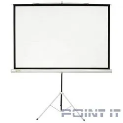 Экран Cactus Triscreen CS-PST-150X150 150х150 см 1:1, напольный белый
