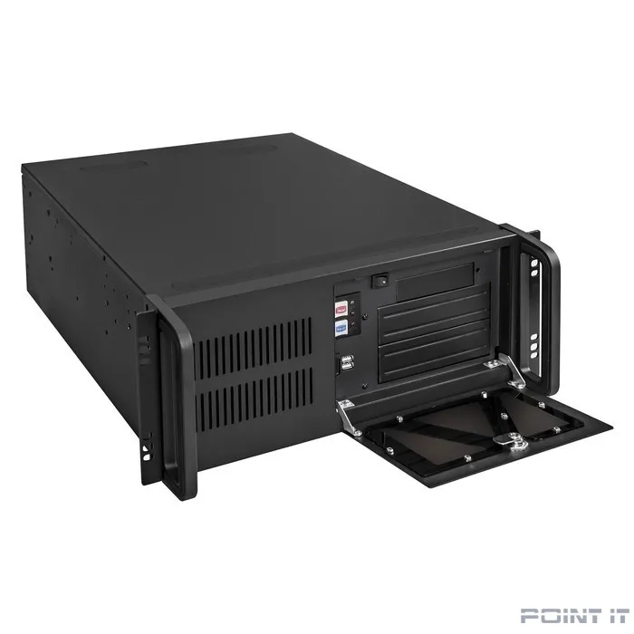 Exegate EX293218RUS Серверный корпус ExeGate Pro 4U450-07/4U4017S <RM 19", высота 4U, глубина 450, БП 700RADS, USB>