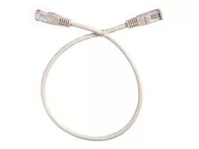 Патч-корд Technolink C UTP4 cat.5е, 0.5м, CCA, LSZH, серый, литой коннектор