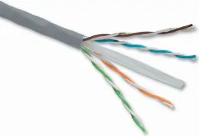 Кабель U/UTP4 cat.6a NETKO /4 пары 23 AWG BC / 305м / одножильный, неэкранированный с крестовиной, 305м &quot;СКС&quot;, FLUKE TEST