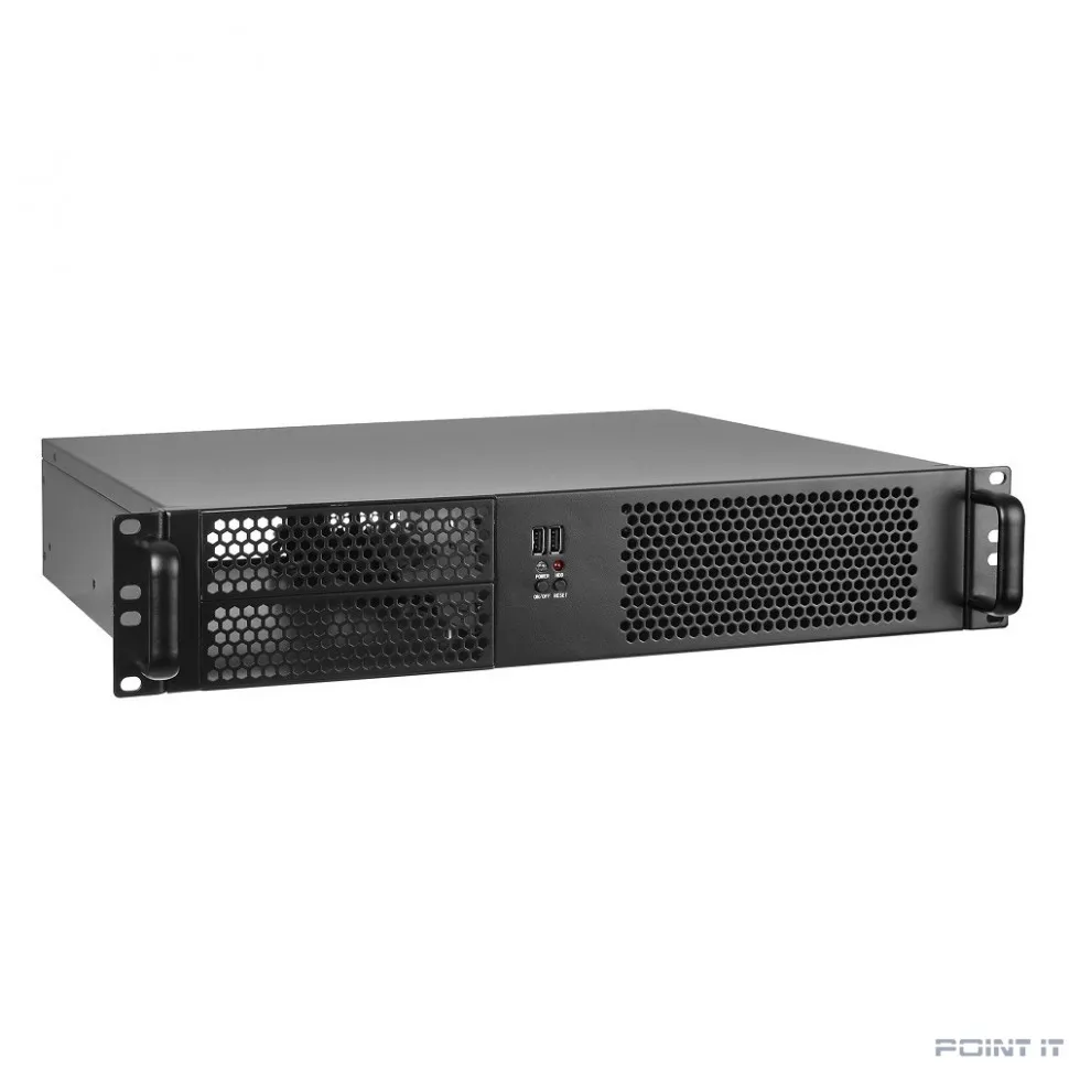Exegate EX264960RUS Серверный корпус Exegate Pro 2U390-04 <RM 19", высота 2U, глубина 390, БП 700ADS, USB>