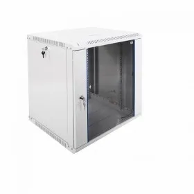  								Шкаф телекоммуникационный настенный разборный ЭКОНОМ 15U (600х650) дверь стекло, цвет черный							