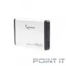 Gembird EE2-U3S-2-S Внешний корпус 2.5" Gembird EE2-U3S-2-S, серебро, USB 3.0, SATA, металл