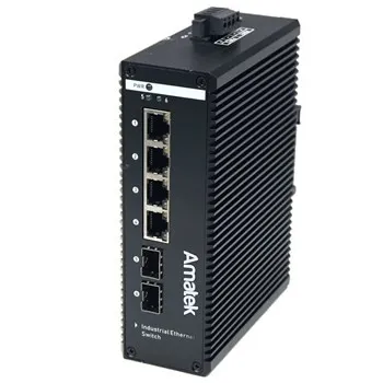 AN-SXG6P4A - промышленный 6-портовый гигабитный L2 коммутатор с PoE до 120Вт