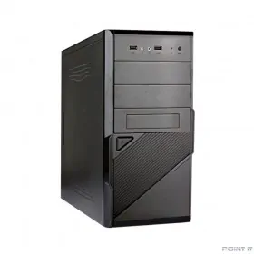 Exegate EX284019RUS Корпус Minitower BA-201 Black, mATX, &lt;AA450, 80mm&gt;, 2*USB, Audio