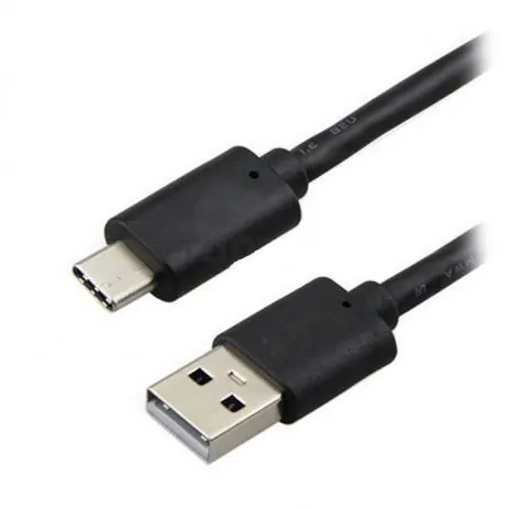 Кабель шт.USB A - шт.micro USB 2.0 Type-C (1м), черный, бл. Netko