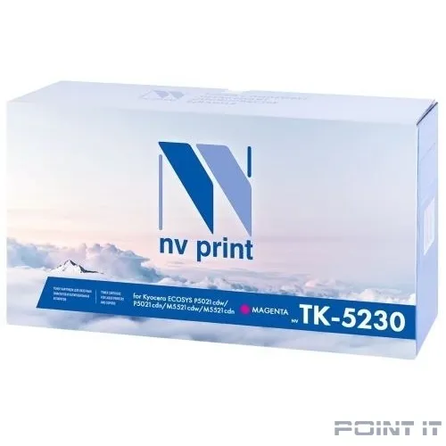 NV Print TK-5230M Тонер-картридж для Kyocera P5021cdn/M5521cdn, M, 2,2K
