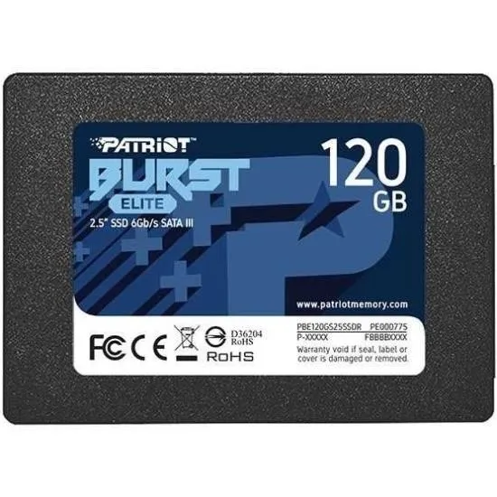 SSD жесткий диск SATA2.5" 120GB BURST E PBE120GS25SSDR PATRIOT
