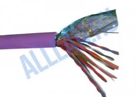 Кабель NETKO FTP10 cat.5e, 305м, 0,5мм, нг(А)-HF FR-LSZH - малодымный, не содержащий галогенов, фиолетовый