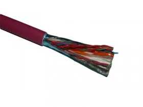 Кабель NETKO FTP16 cat.5e, 305м, 0,5мм, нг(А)-HF FR-LSZH - малодымный, не содержащий галогенов, фиолетовый