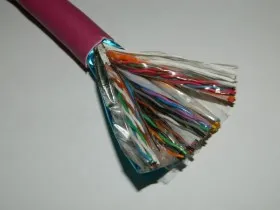 Кабель NETKO FTP25 cat.5e, 305м, 0,5мм, нг(А)-HF FR-LSZH - малодымный, не содержащий галогенов, фиолетовый
