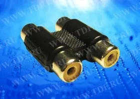 Переходник 2 гнезда RCA-2 гнезда RCA, Netko