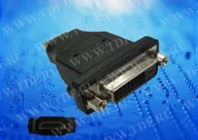 Переходник гнездо DVI- штекер HDMI  на блистере, Netko