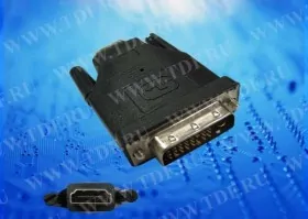 Переходник гнездо HDMI- штекер DVI в блистере, Netko