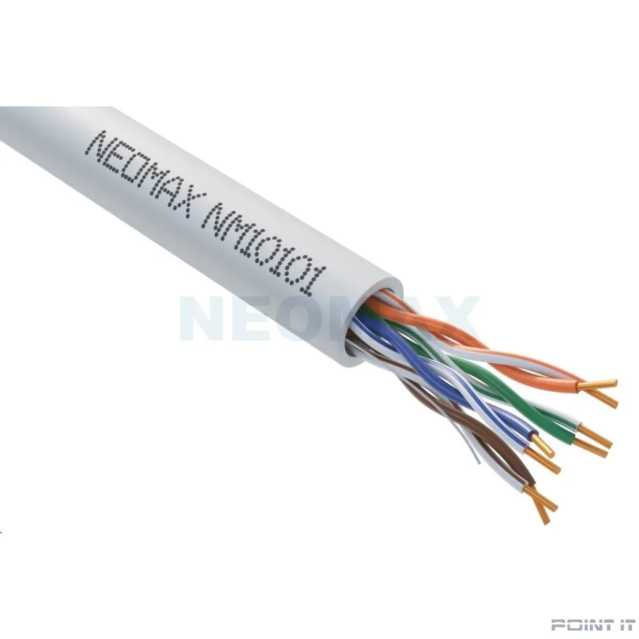 Кабель NEOMAX [NM10101] U/UTP cat.5e 4 пары (305 м) 0.51 мм (24 AWG) Медь PVC jacket