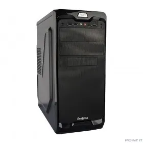 Exegate EX269439RUS Корпус Miditower UN-604 Black, ATX, &lt;без БП&gt; 2*USB+2*USB3.0, Audio