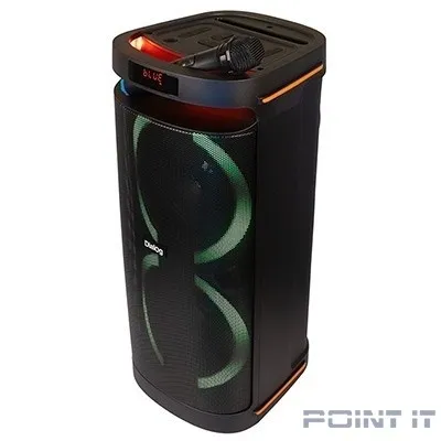 Dialog Oscar AO-300 - акустическая колонка 1.0, 80WRMS, Караоке с беспр. микр., BT+FM+USB+SD+LED