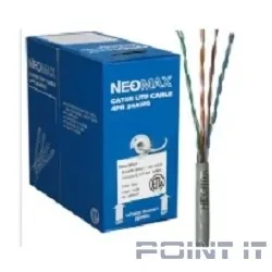 NEOMAX [NM20611] Кабель FTP cat.6, 4 пары, (305м) 0.57 мм LSZH Медь