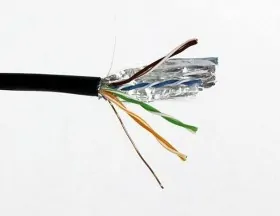 Кабель F/UTP4  (FTP4) cat.5e NETKO /4 пары 24 AWG BC/ одножильный / экранированный/ для наружных работ/ катушка / 305м, FLUKE TEST