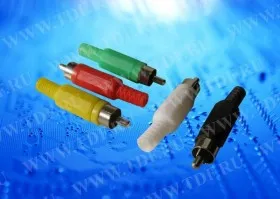 Штекер RCA черный, Netko