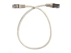 Патч-корд Technolink FTP4 cat 5e, 0.5м, ВС, серый, литой коннектор РАСПРОДАЖА