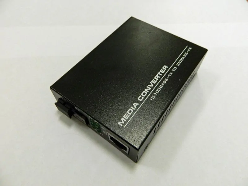 WDM медиаконвертер 10/100Base-TX/100Base-FX, одноволоконный, SM, SC, 1550nm, 20км РАСПРОДАЖА