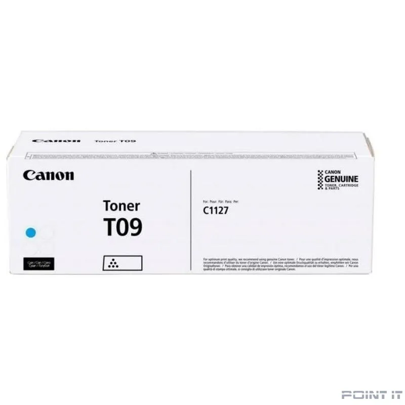 Тонер синий Canon Toner 09 Cyan (5900 стр.)