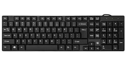 Клавиатура USB ACCENT SB-720 RUS BLACK 45720 DEFENDER