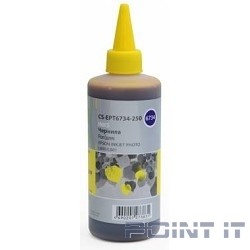 CACTUS Чернила CS-EPT6734-250 желтый 250мл для Epson L800/L810/L850/L1800