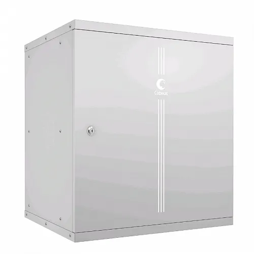 Cabeus WSC-05D-12U55/45m Шкаф телекоммуникационный настенный 19 12U, серия LIGHT разборный, дверь металл, цвет серый