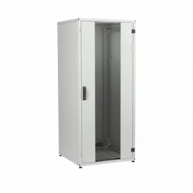  					Шкаф напольный 19, 45U, 2096х600х800мм (ВхШхГ), дверь стеклянная с боковыми вставками, сзади укороч. дверь + фальшпанель 3U с щеточным вводом, без кр				 