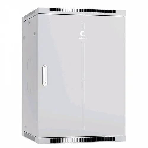 Шкаф телекоммуникационный настенный 19 18U 600x600x901mm (ШхГхВ) дверь металл