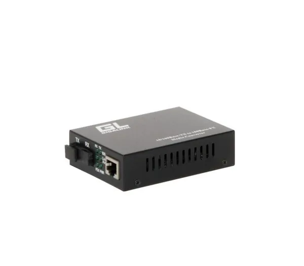 Конвертер GIGALINK из UTP, 10/100/1000Мбит/c в WDM, без LFP, SM, SC, Tx:1550/Rx:1310, 8 дБ (до 3 км)
