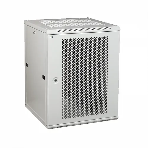 ITK Шкаф LINEA W 6U 600x600 мм дверь перфорированная, RAL7035